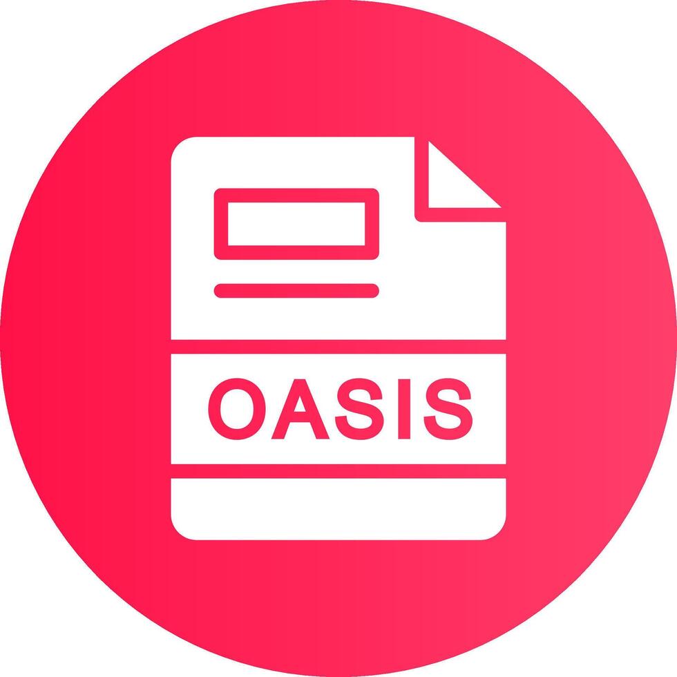 oasis creativo icono diseño vector