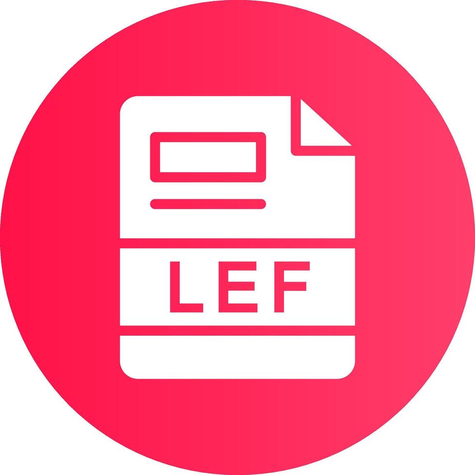 LEF Creative Icon Design vector