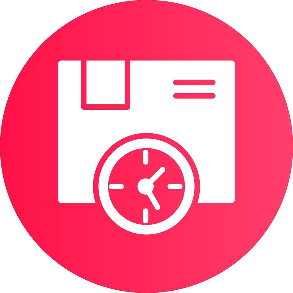 Delivery Time Creative Icon Design vector