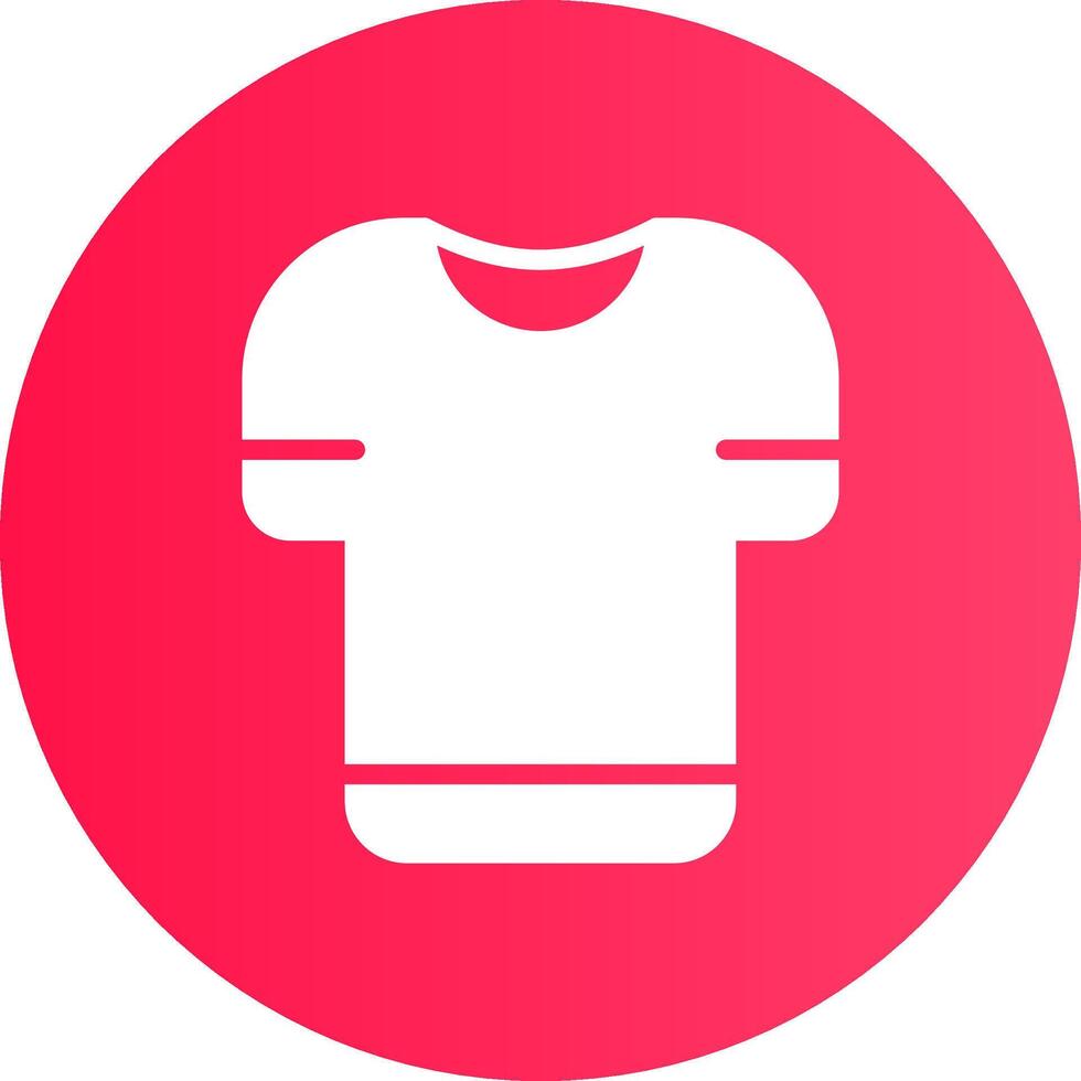 Glyph Gradient Circle Design vector