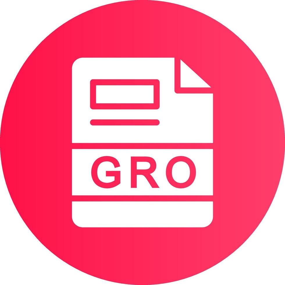 GRO Creative Icon Design vector
