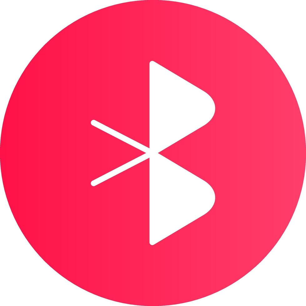 Bluetooth Creative Icon Design vector
