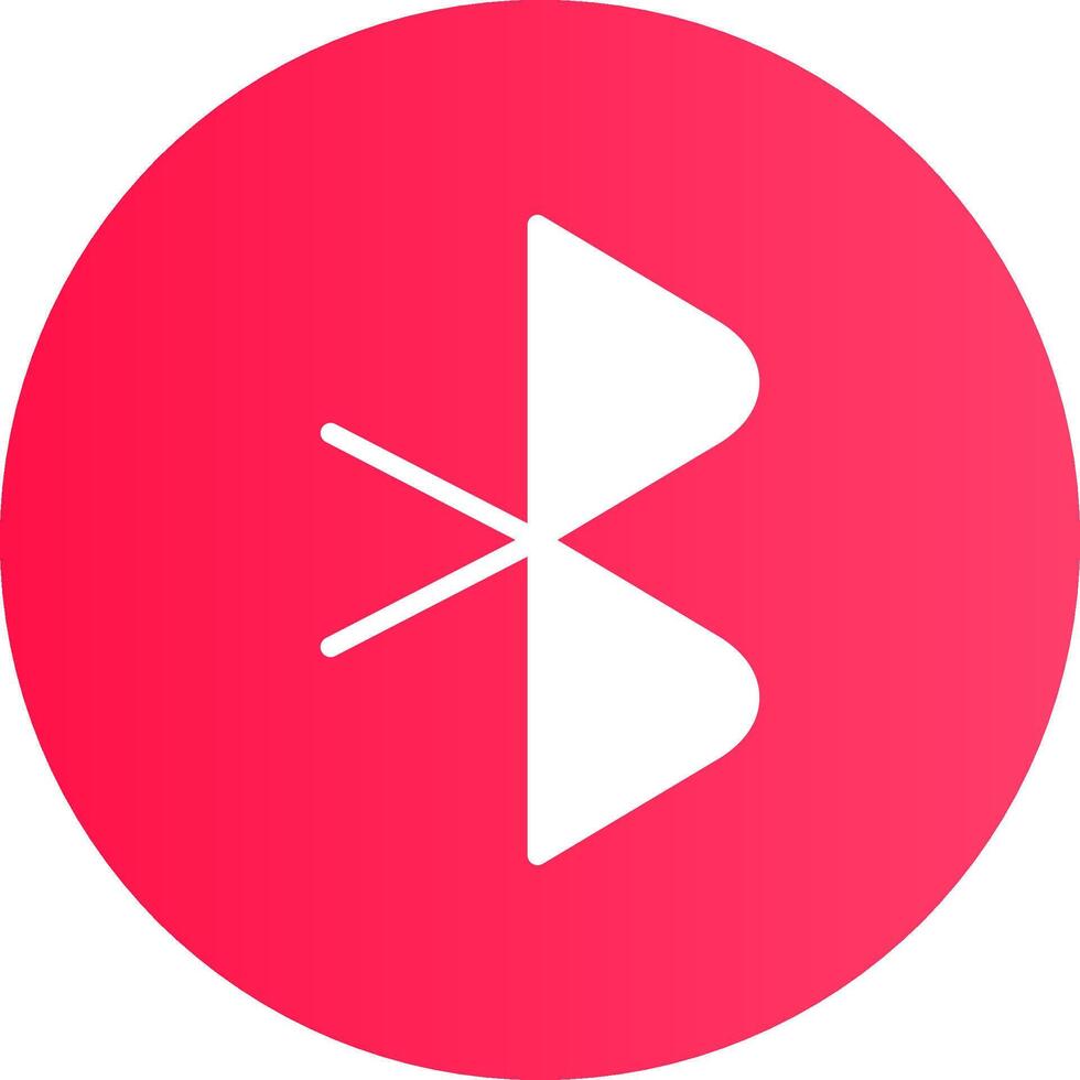 diseño de icono creativo bluetooth vector