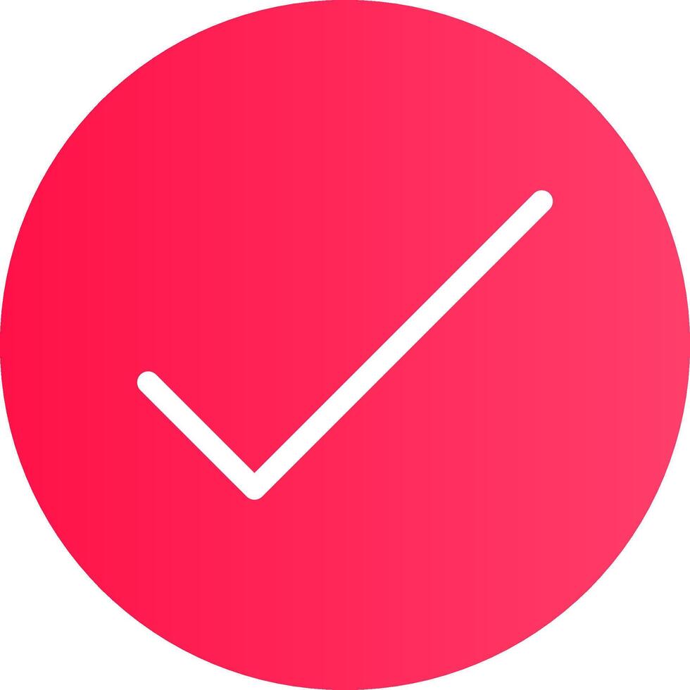 Tick Creative Icon Design vector