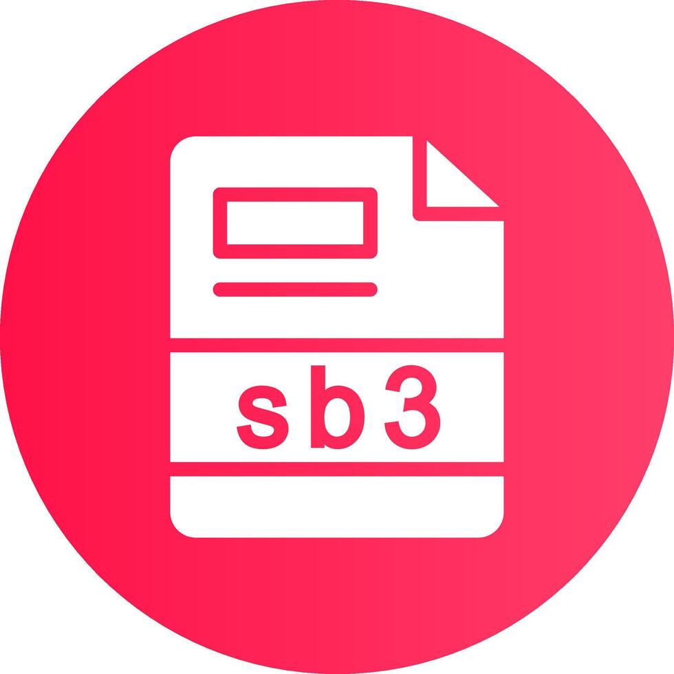 sb3 creativo icono diseño vector