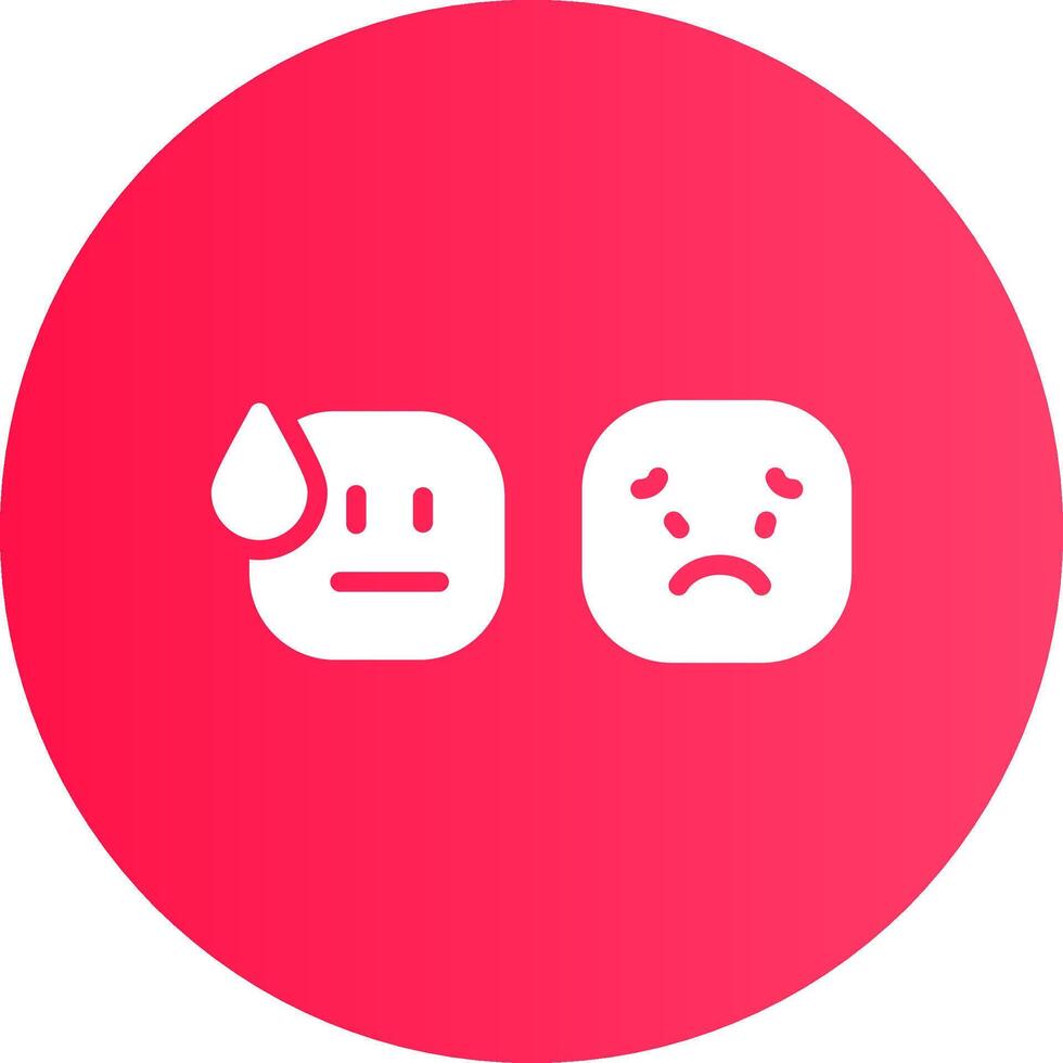 Basic Emotion Creative Icon Design vector