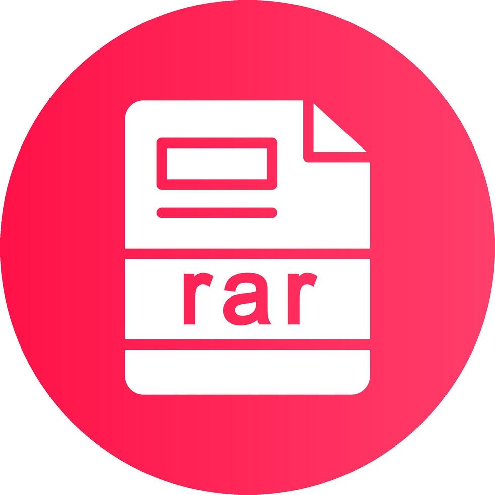 rar creativo icono diseño vector