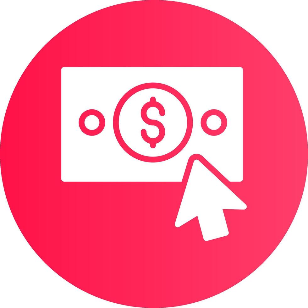 Pay Per Click Creative Icon Design vector