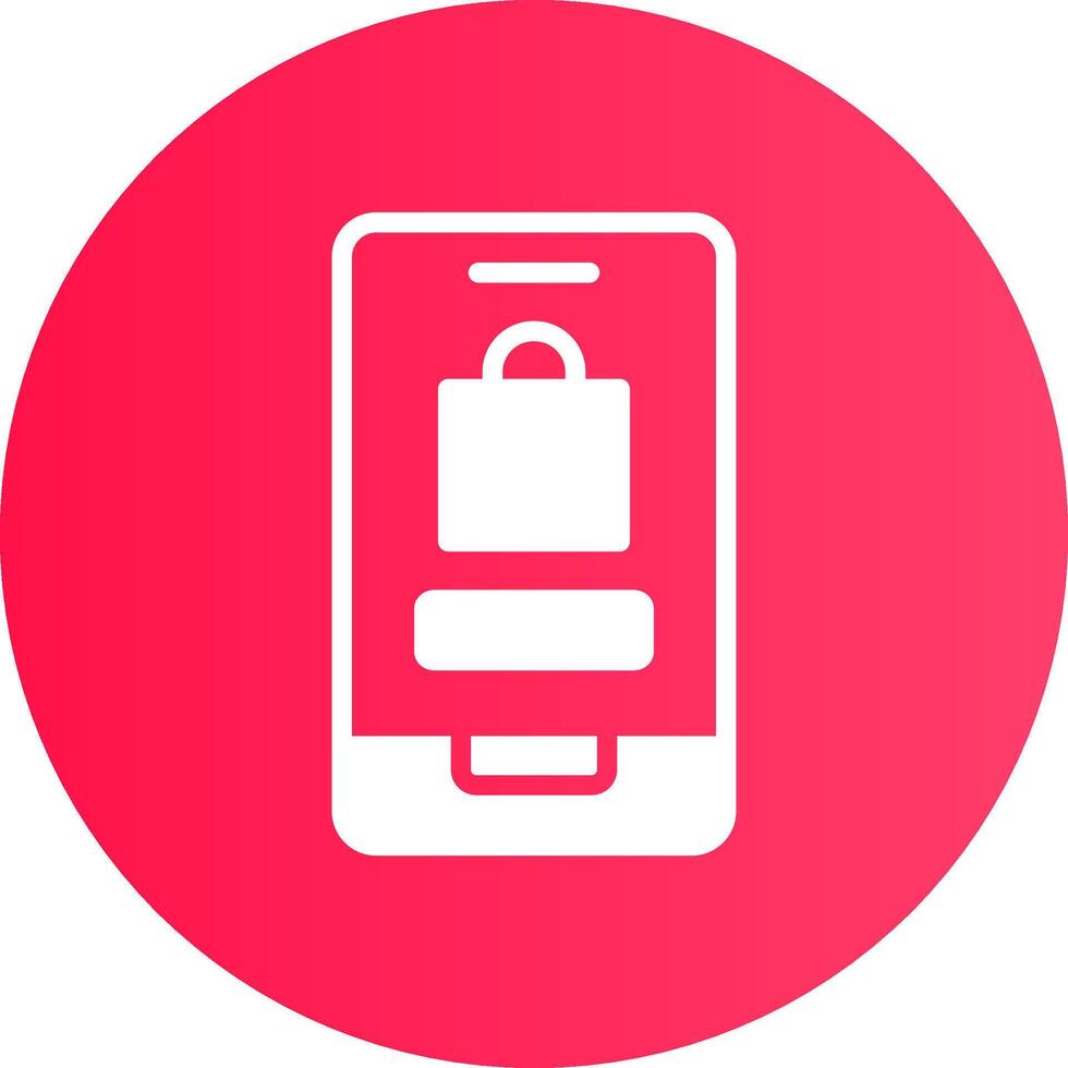 Online Shopping Creative Icon Design vector