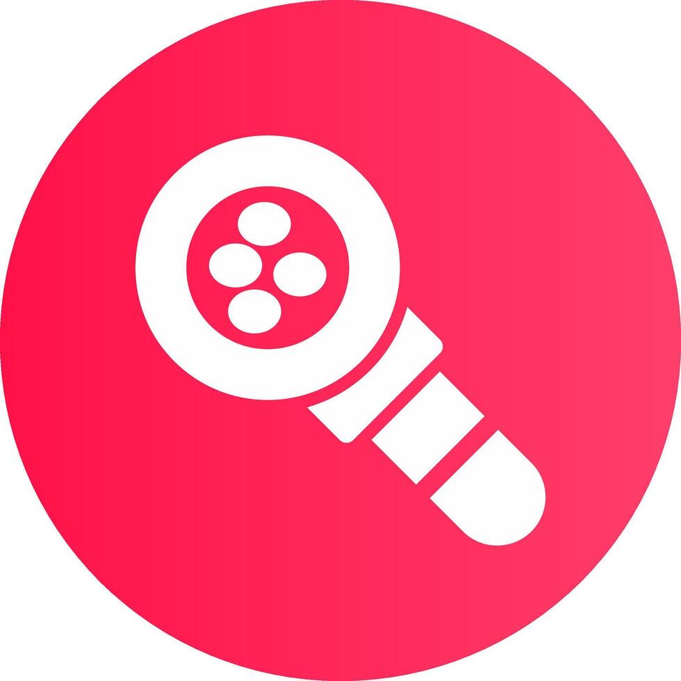 Magnifying Glass Creative Icon Design vector