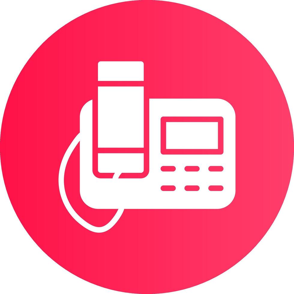 Telephone Creative Icon Design vector