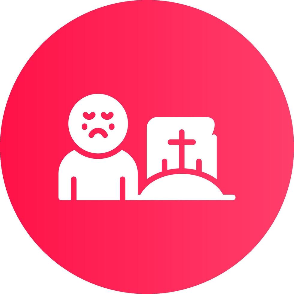 Grave Creative Icon Design vector