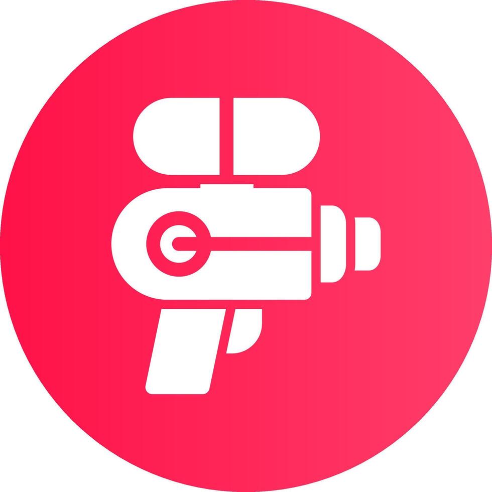 Water Gun Creative Icon Design vector