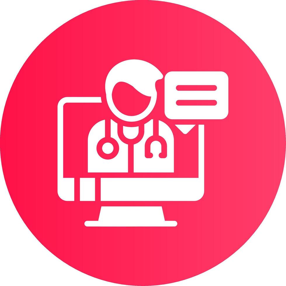 Telemedicine Creative Icon Design vector