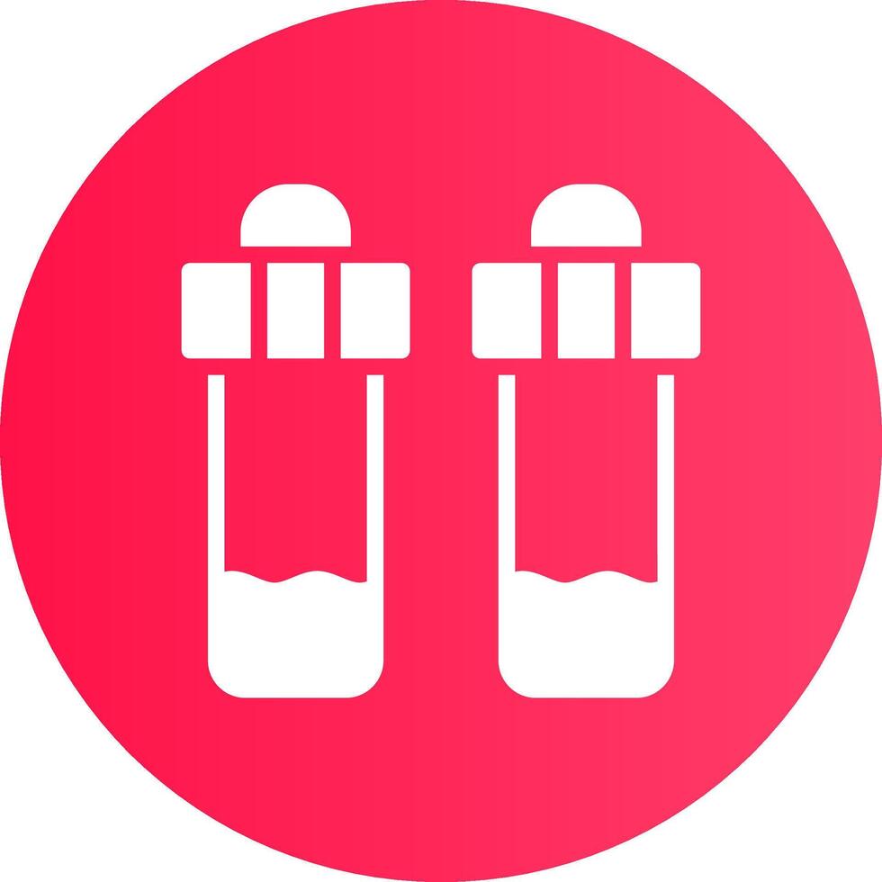 Test Tube Creative Icon Design vector