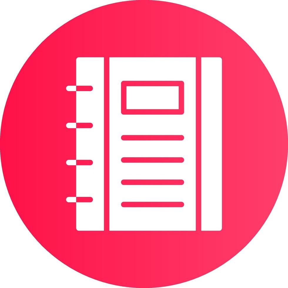 Notebook Creative Icon Design vector