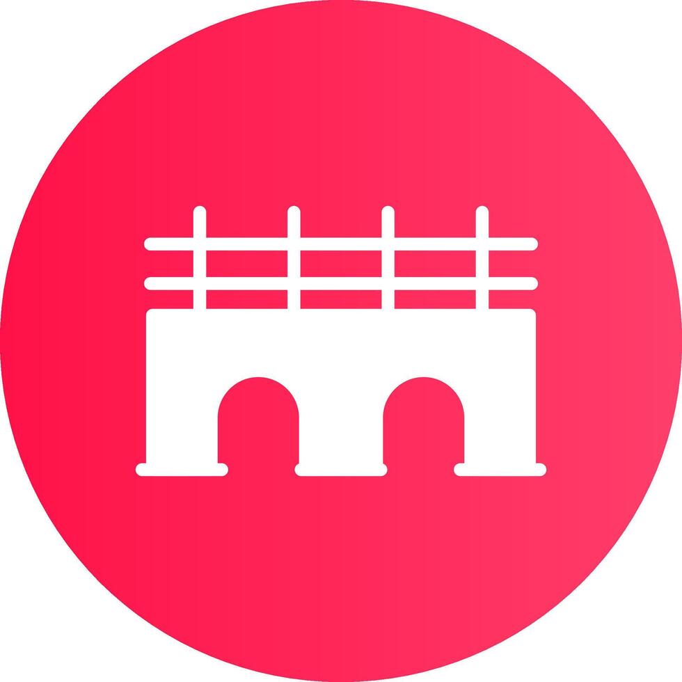 diseño de icono creativo de puente vector