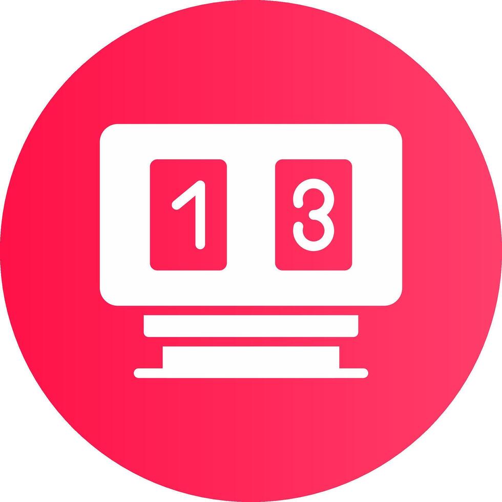 Scoreboard Creative Icon Design vector