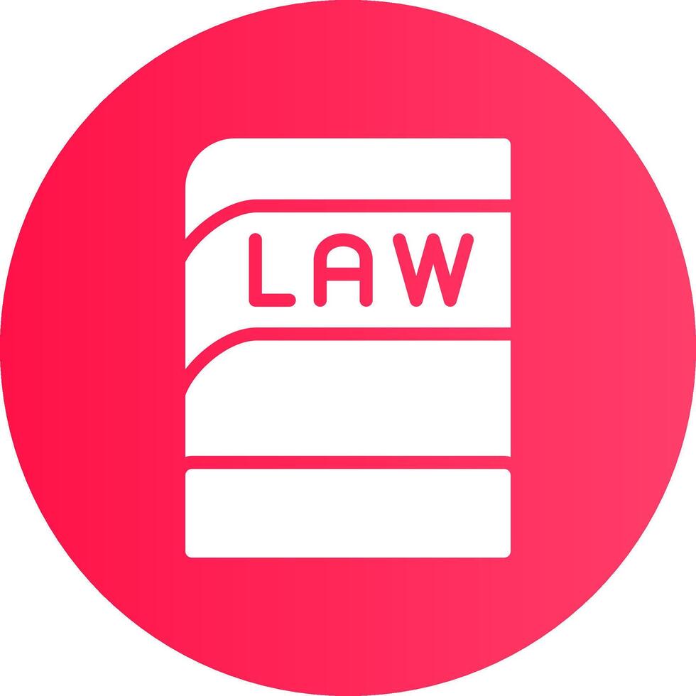 Law Book Creative Icon Design vector