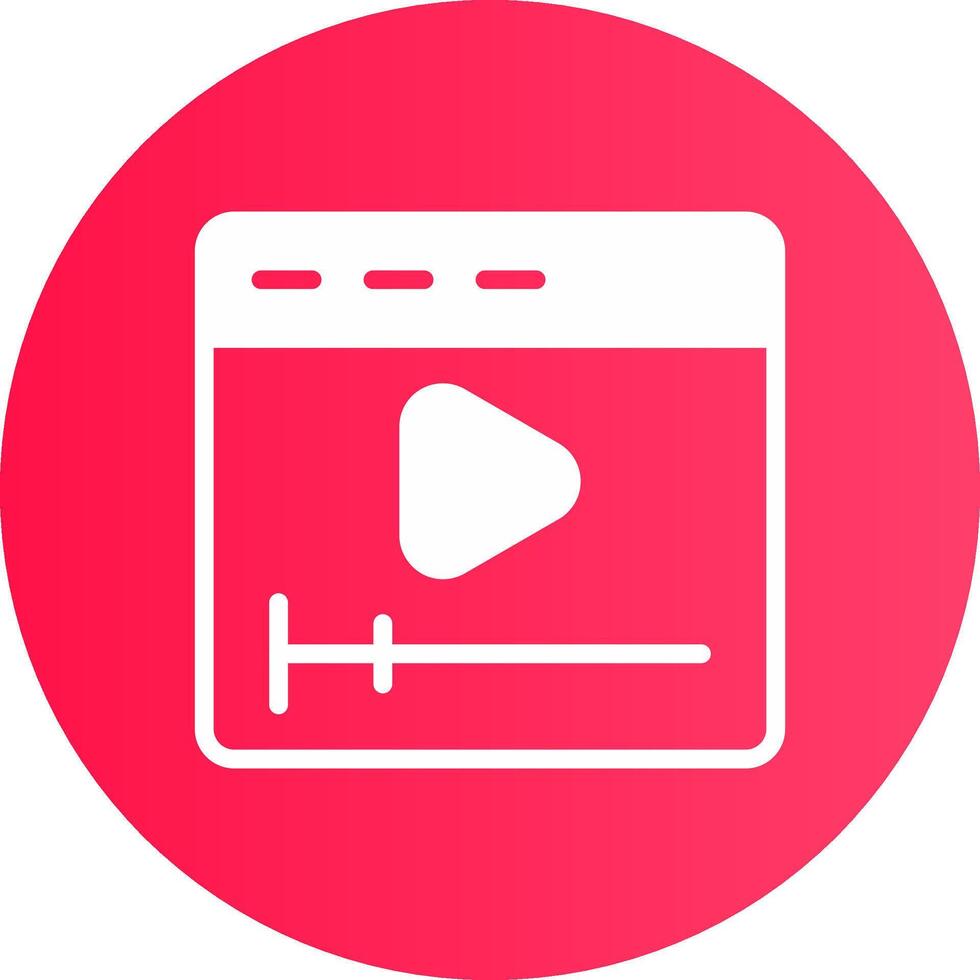 diseño de icono creativo de video vector