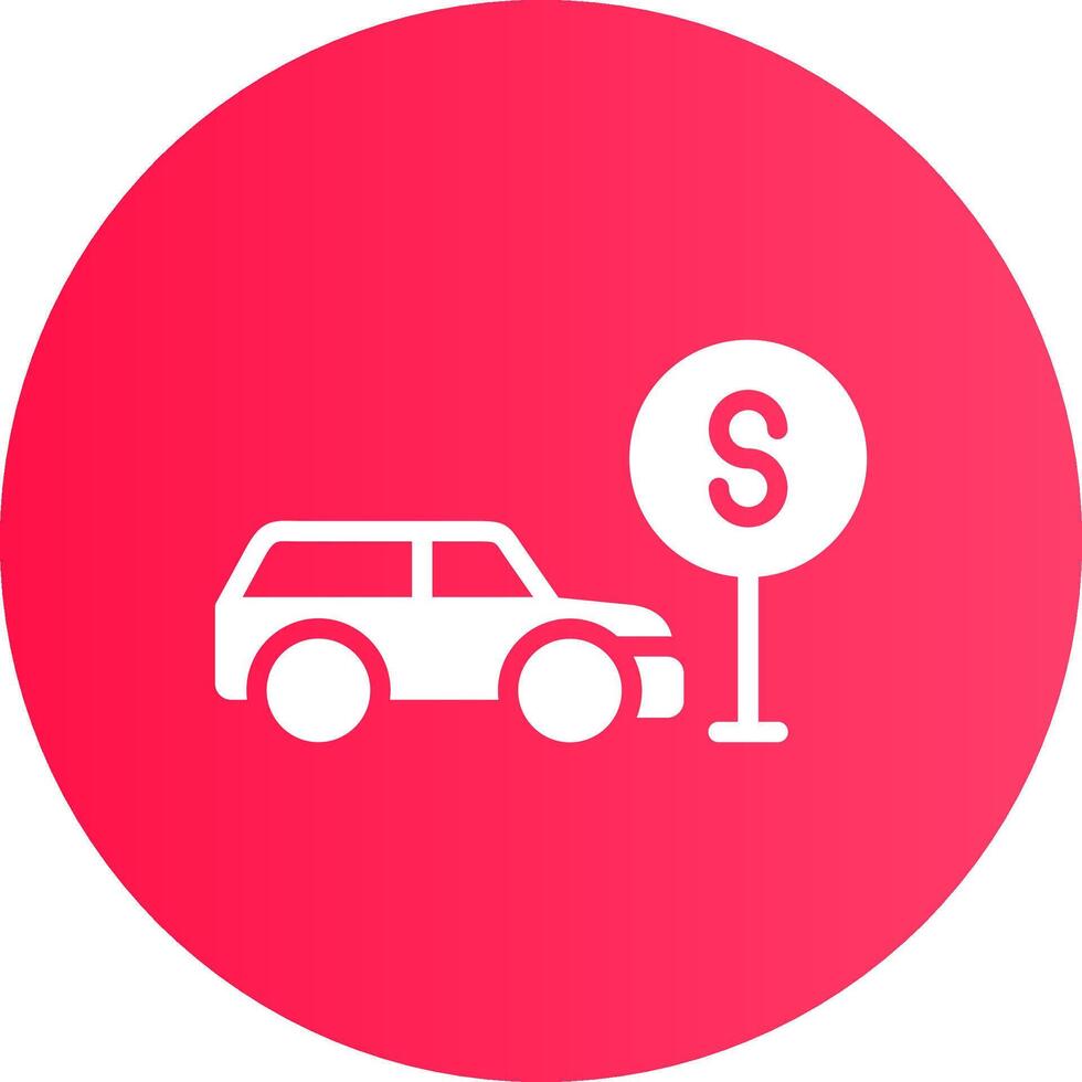Taxi Stop Creative Icon Design vector