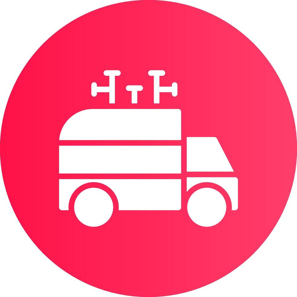 Delivery Truck Creative Icon Design vector