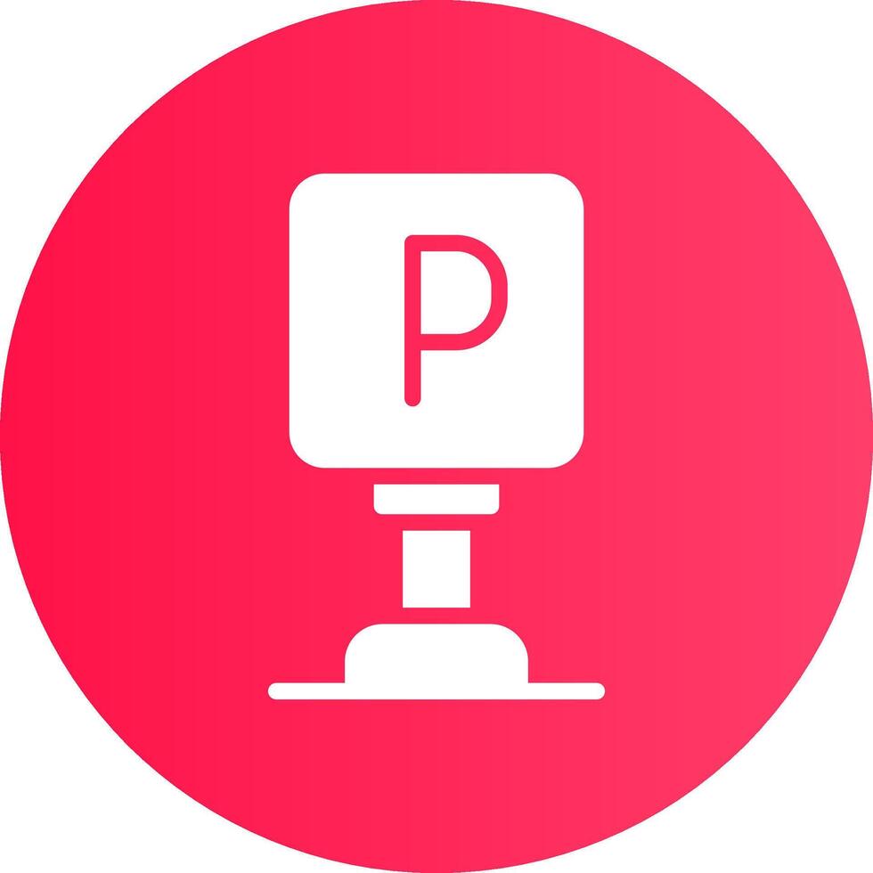 Parking Creative Icon Design vector