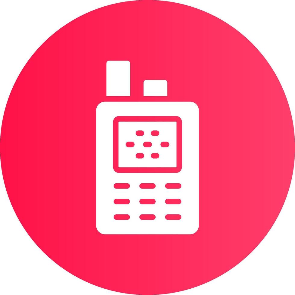 Walkie Talkie Creative Icon Design vector