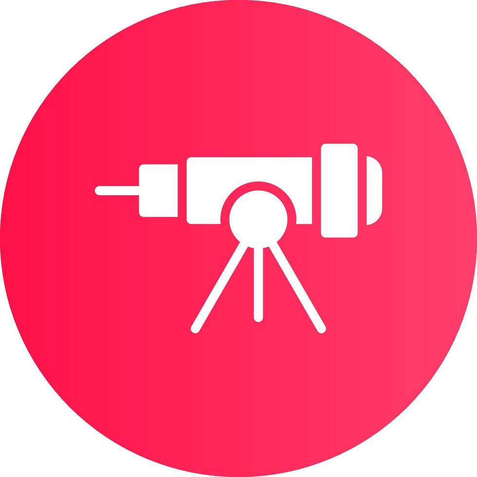 Telescope Creative Icon Design vector