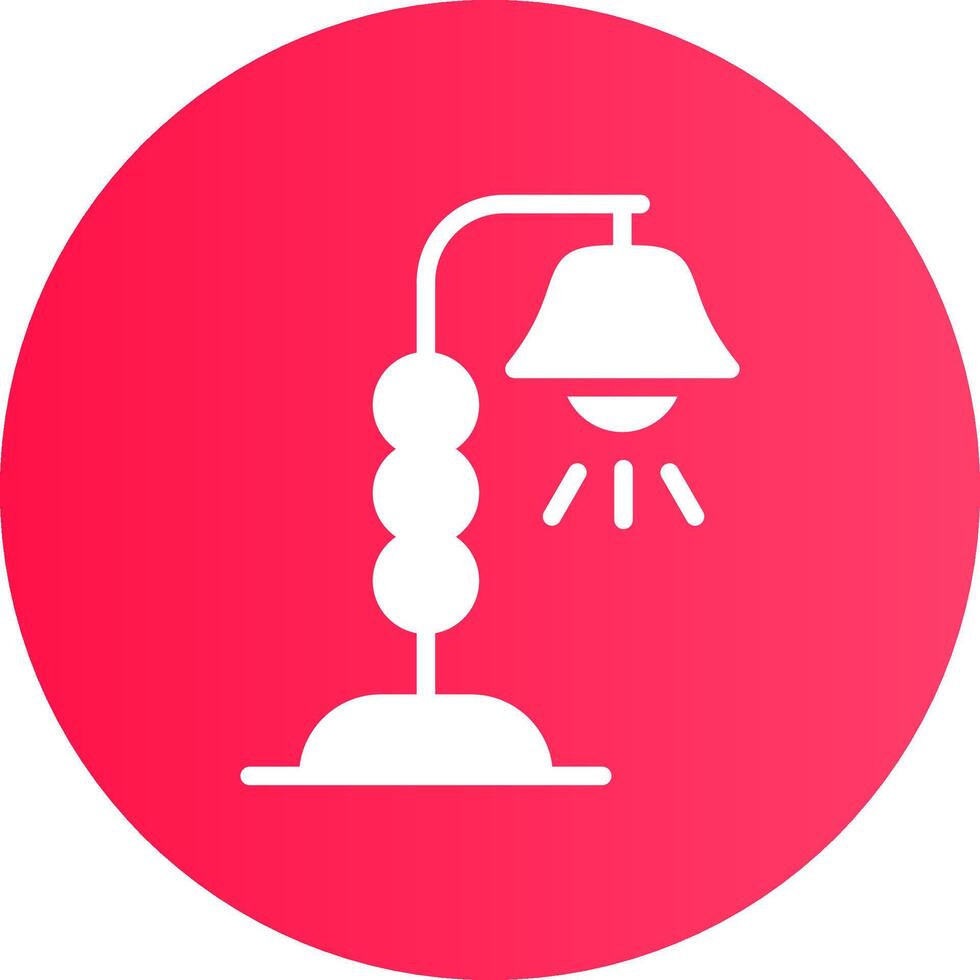 diseño de icono creativo de lámpara de calle vector