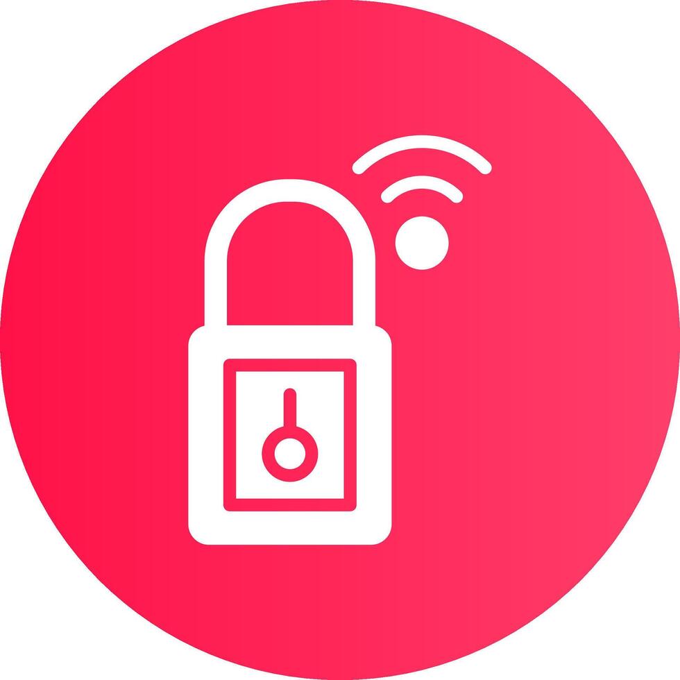 Smart Security Creative Icon Design vector