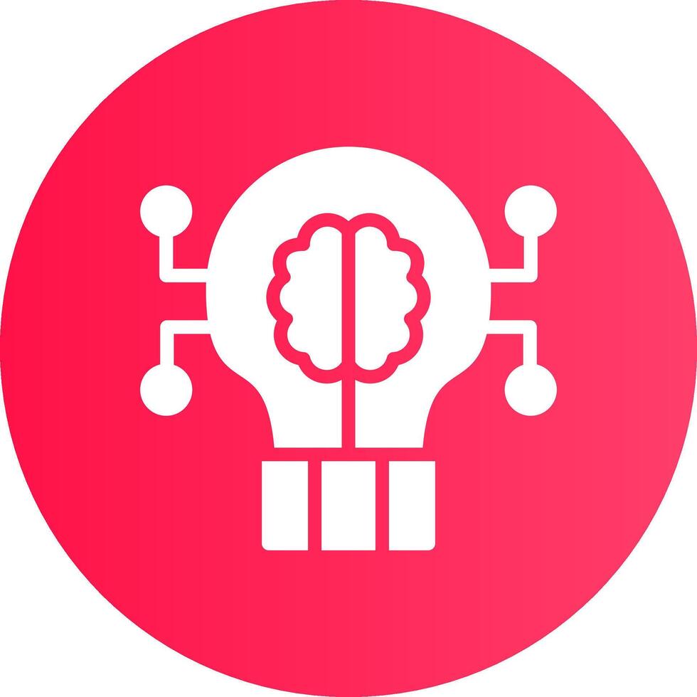 Deep Learning Creative Icon Design vector