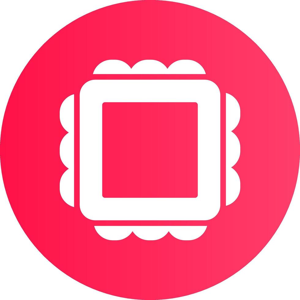 Magic Mirror Creative Icon Design vector