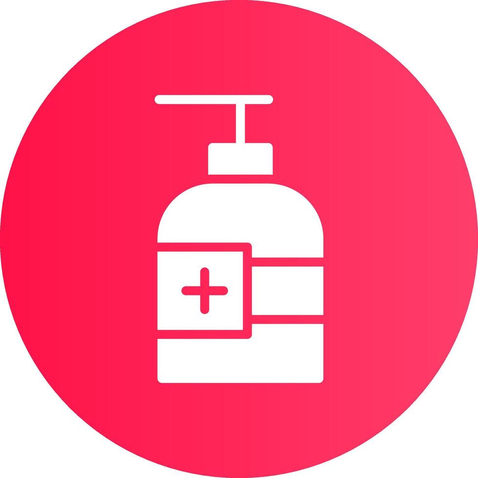 Hydroalcoholic Gel Creative Icon Design vector