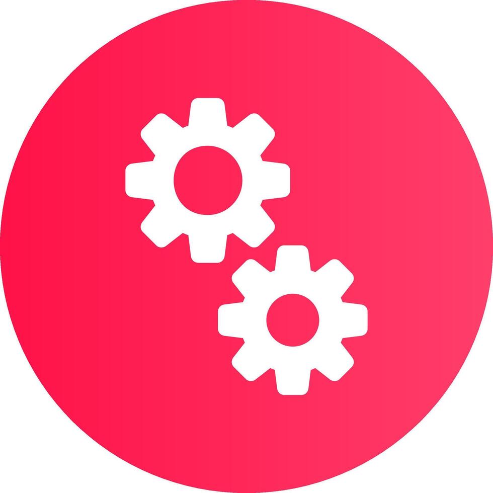 Gears Creative Icon Design vector