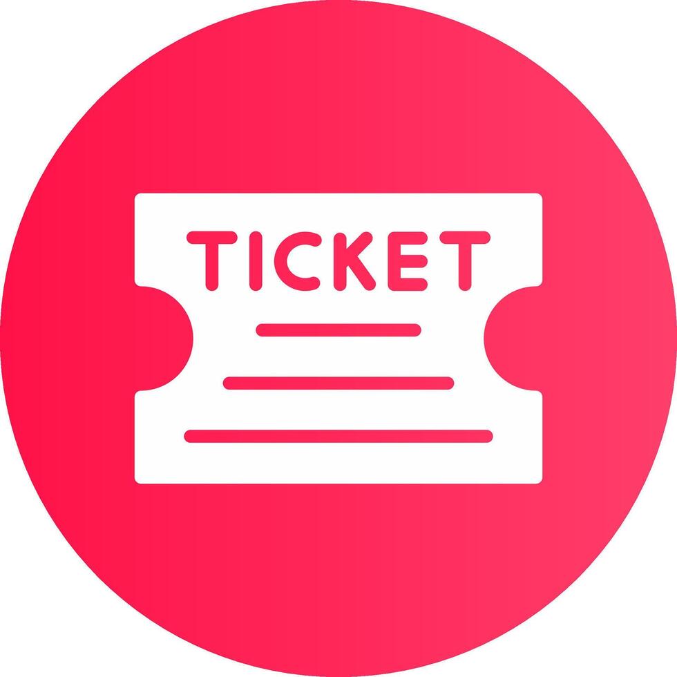 Ticket Creative Icon Design vector