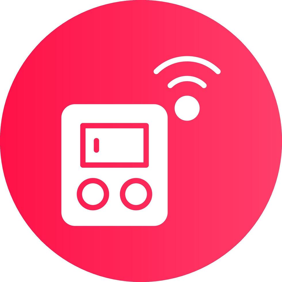 Smart Meter Creative Icon Design vector
