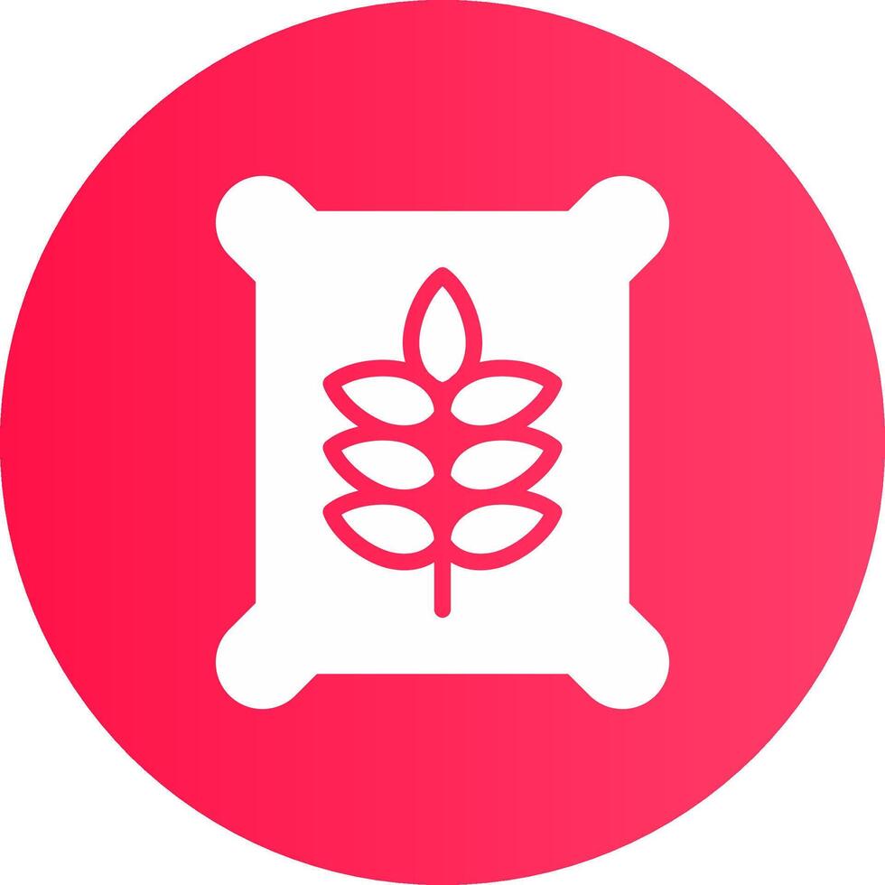 Seed Bag Creative Icon Design vector