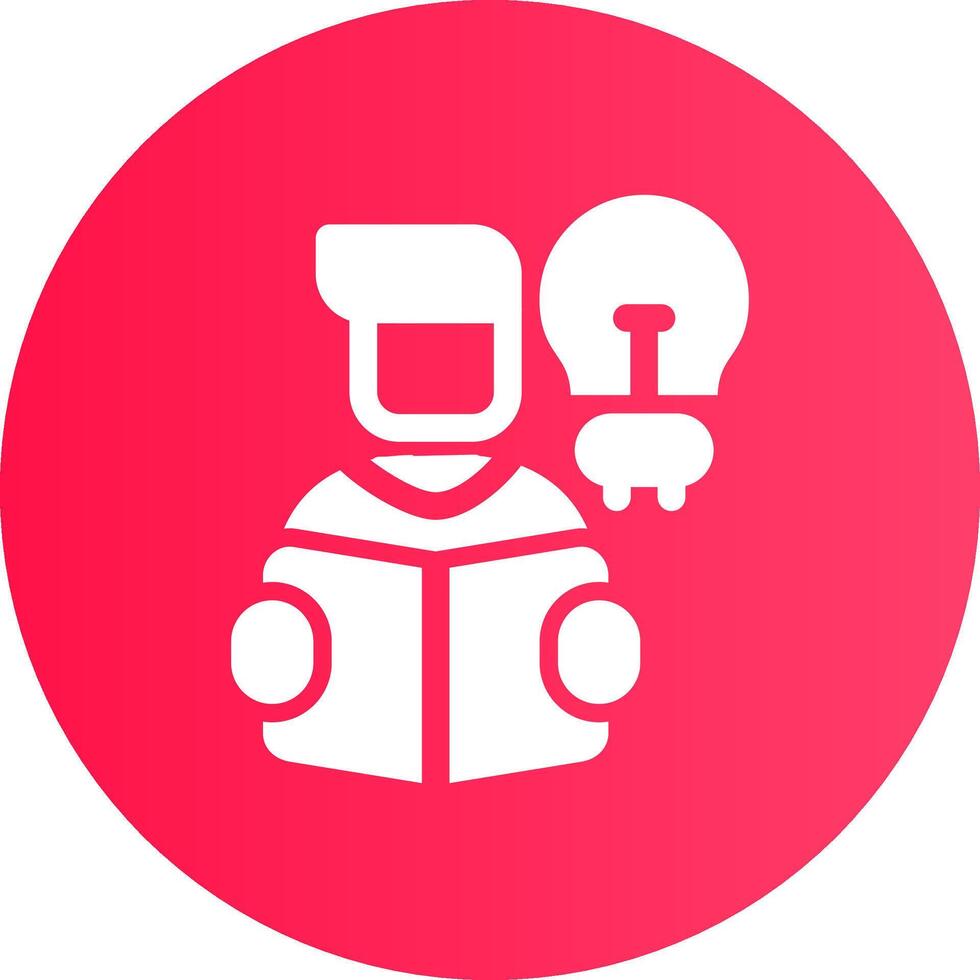 Self Learning Creative Icon Design vector