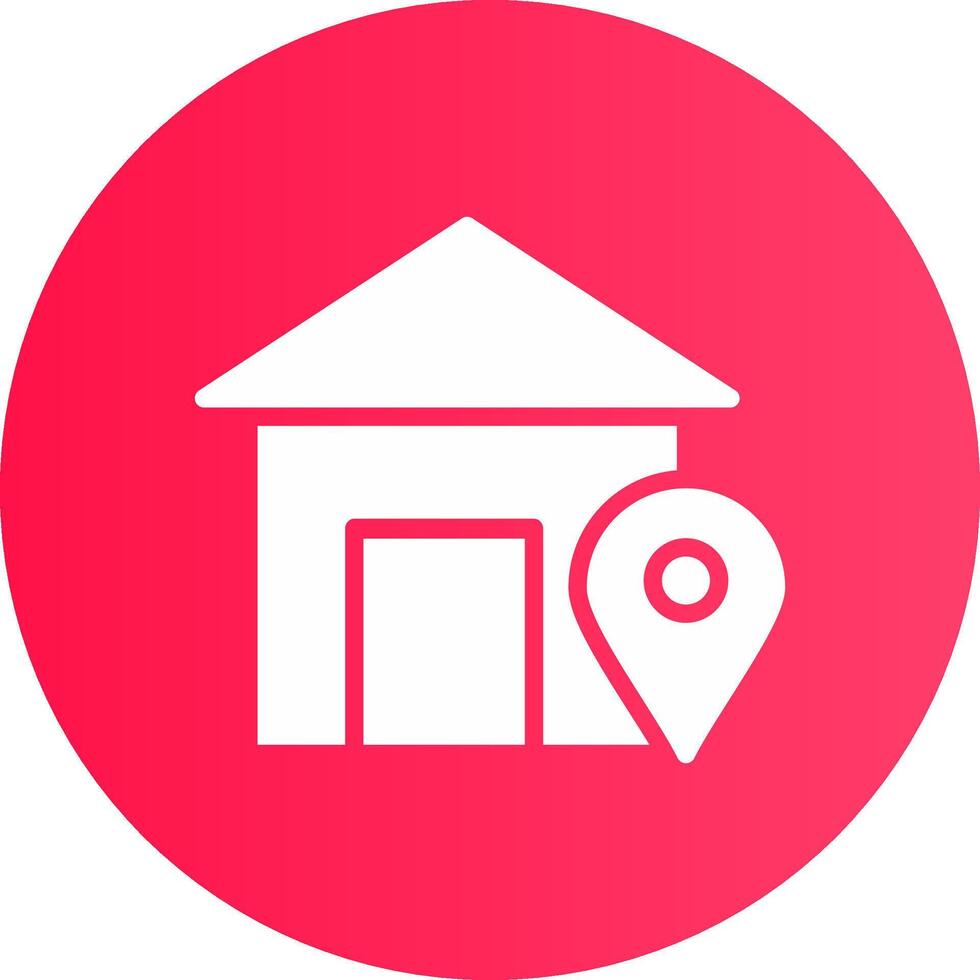 Home Location Creative Icon Design vector