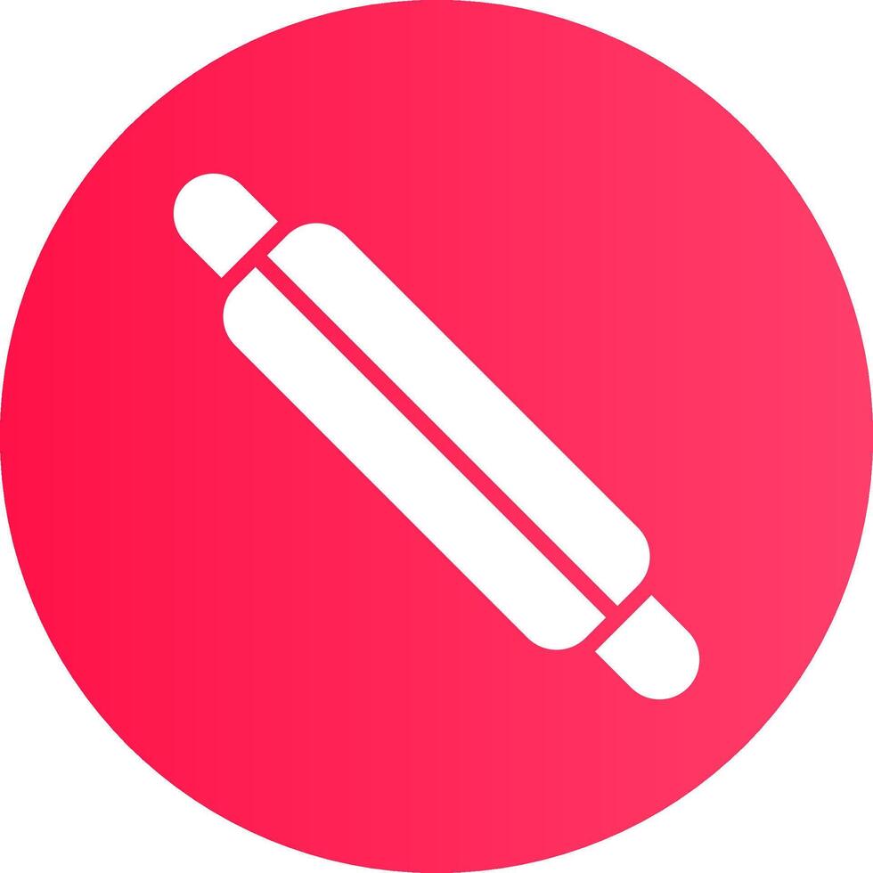 Rolling Pin Creative Icon Design vector