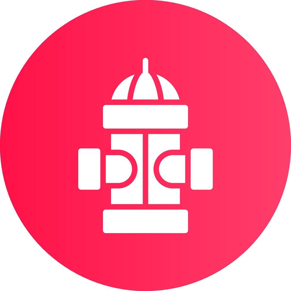 Hydrant Creative Icon Design vector
