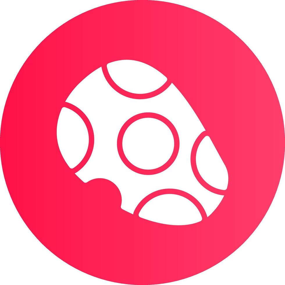 Asteroid Creative Icon Design vector