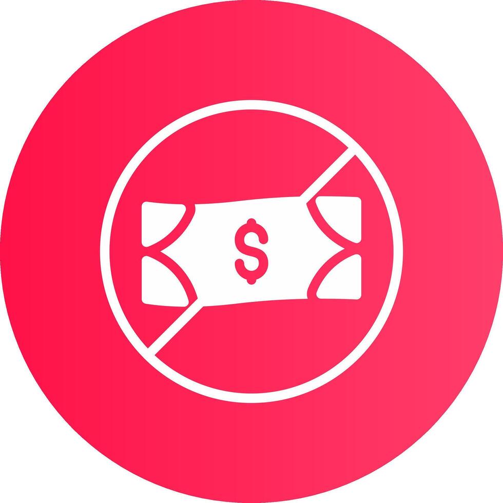 Forbidden Creative Icon Design vector