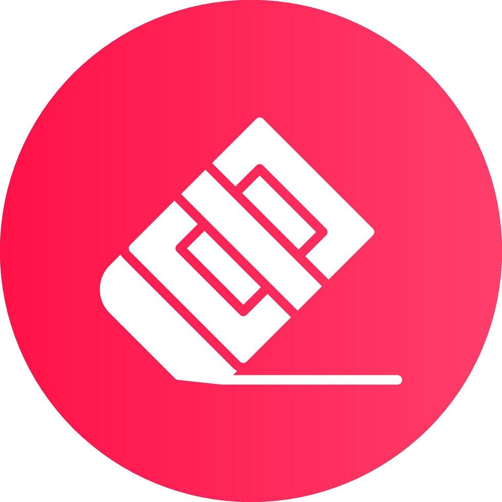 Eraser Creative Icon Design vector