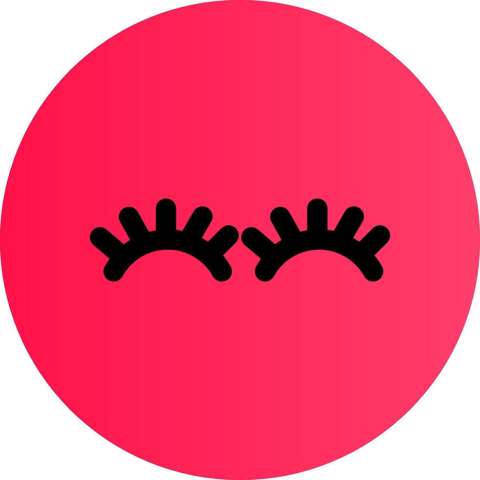 Eyelashes Creative Icon Design vector