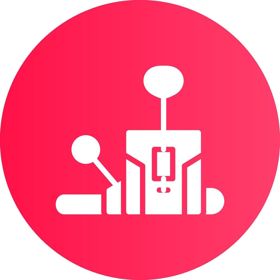 Pilates Chair Creative Icon Design vector