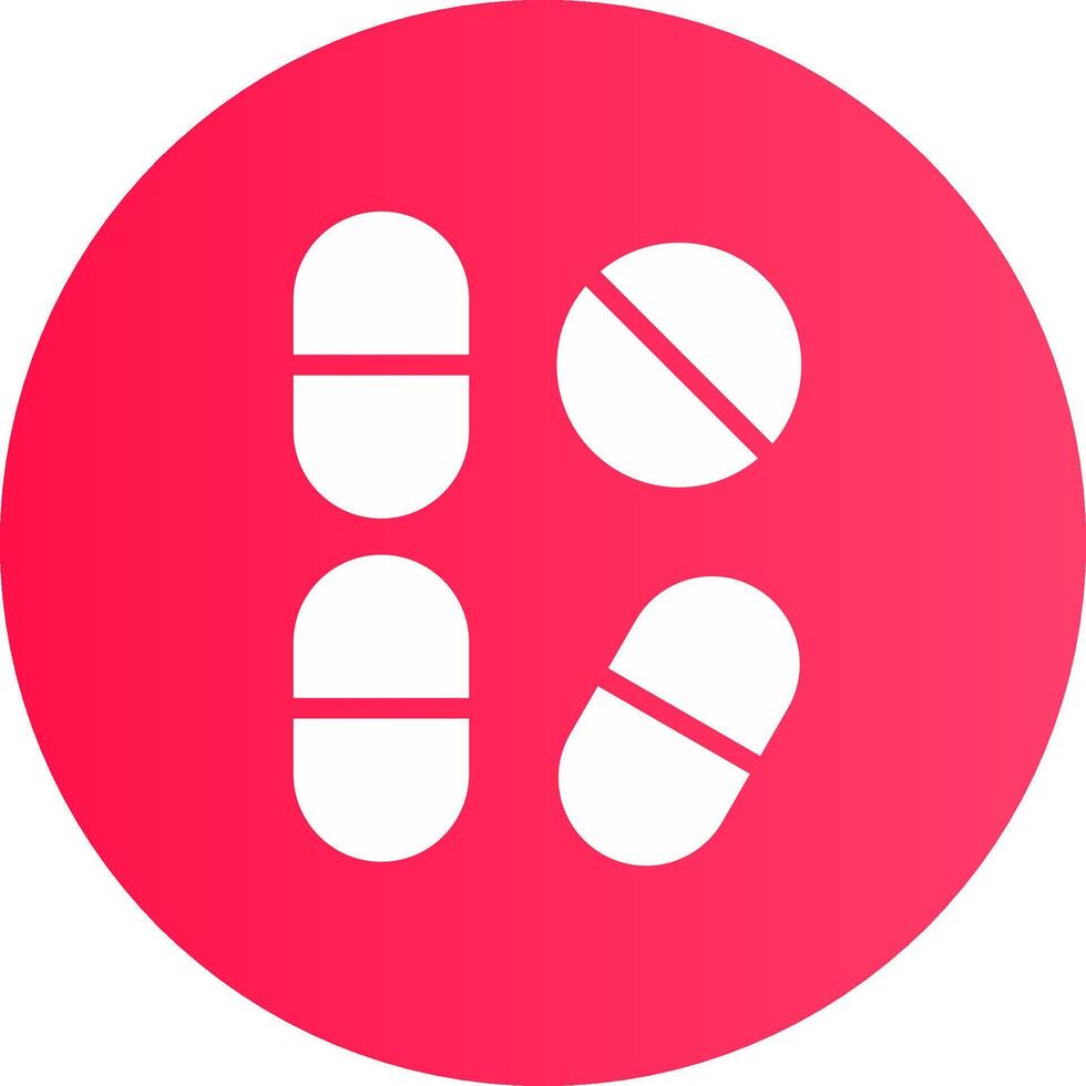 Pill Creative Icon Design vector