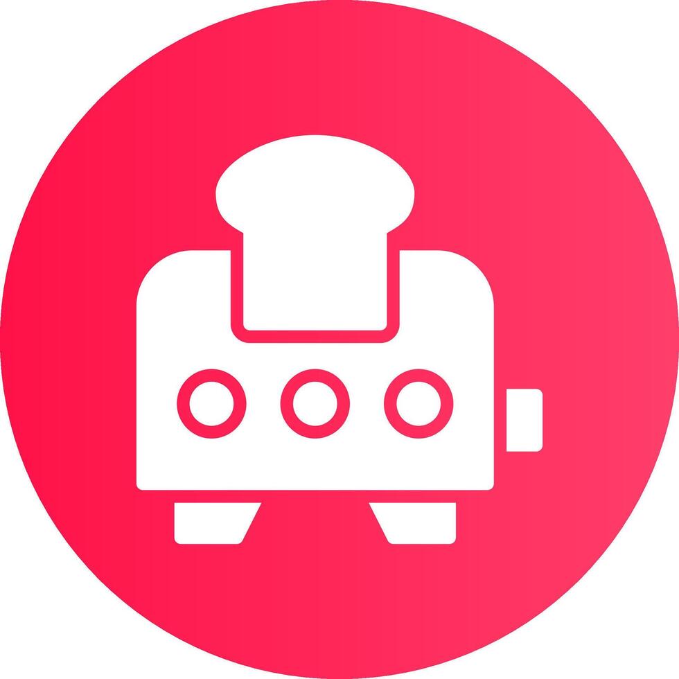 Toaster Creative Icon Design vector