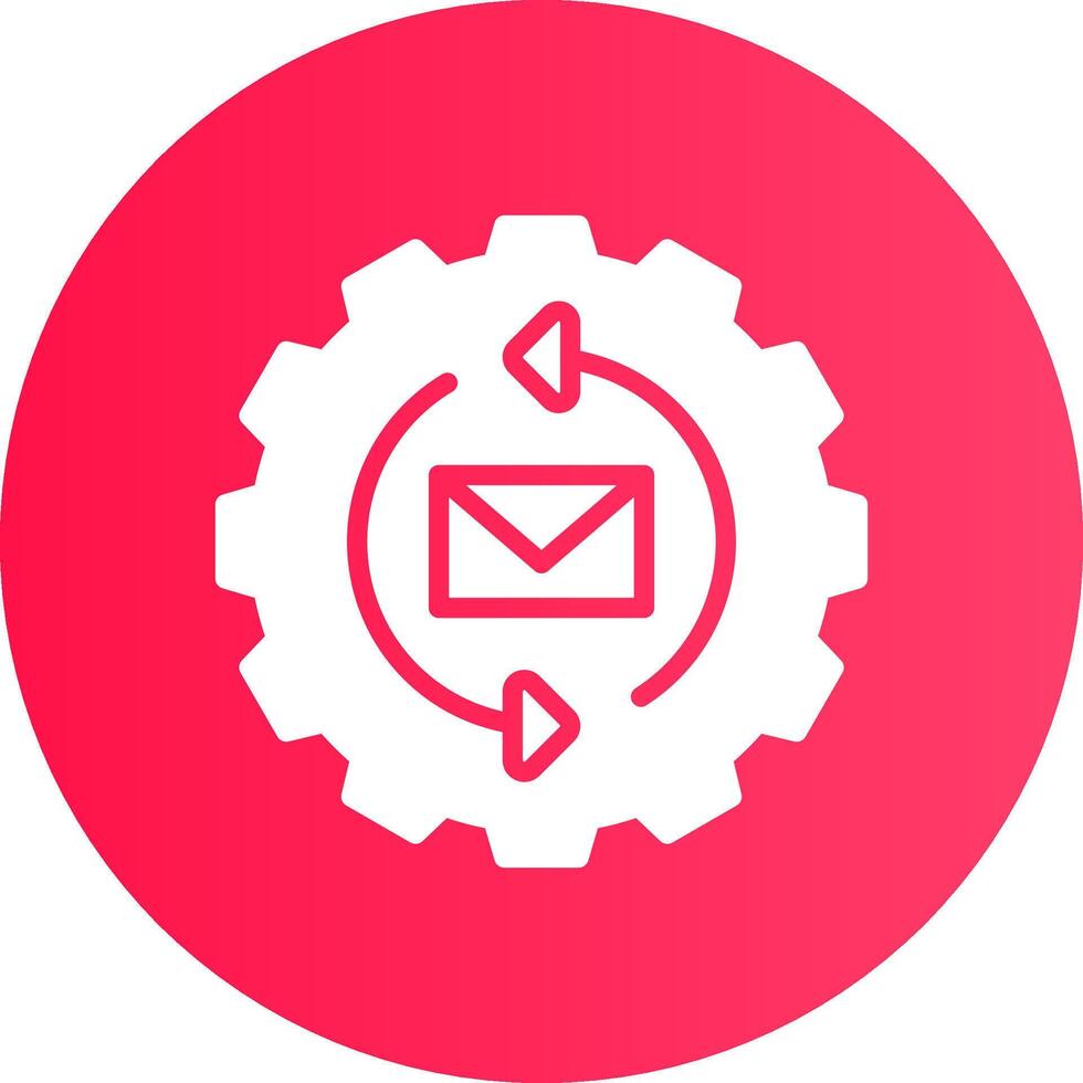 Marketing Automation Creative Icon Design vector
